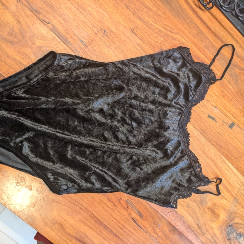 Velvet bodysuit